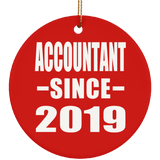Accountant Since 2019 - Circle Ornament