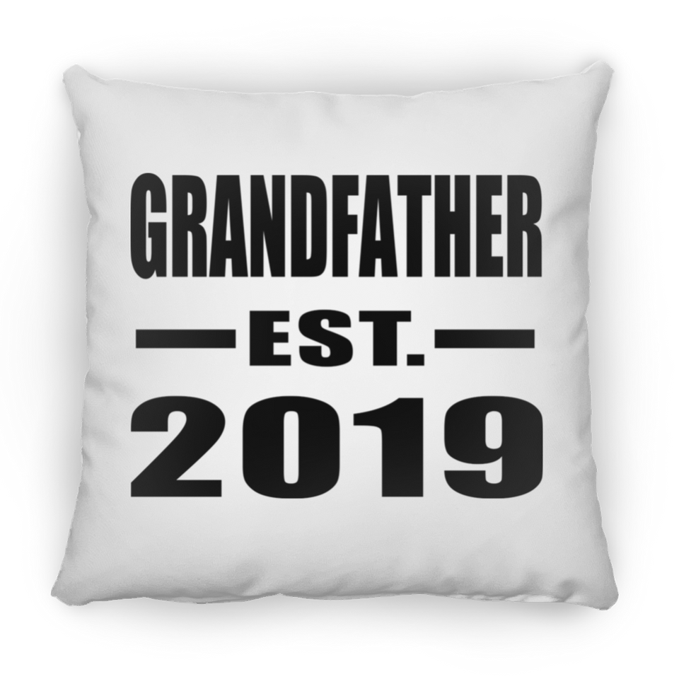 Grandfather Established EST. 2019 - Throw Pillow