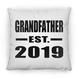 Grandfather Established EST. 2019 - Throw Pillow