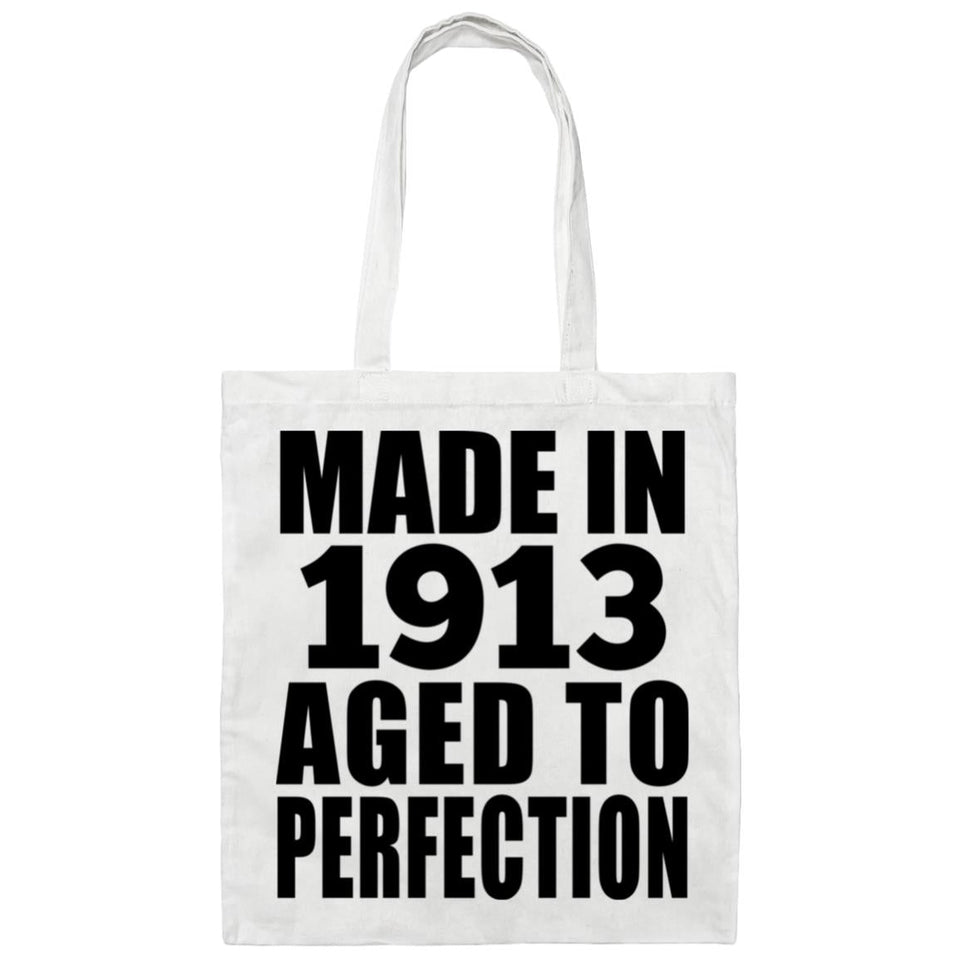111th Birthday Made In 1913 Aged To Perfection - Tote Bag White