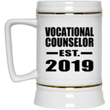 Vocational Counselor Established EST. 2019 - Beer Stein