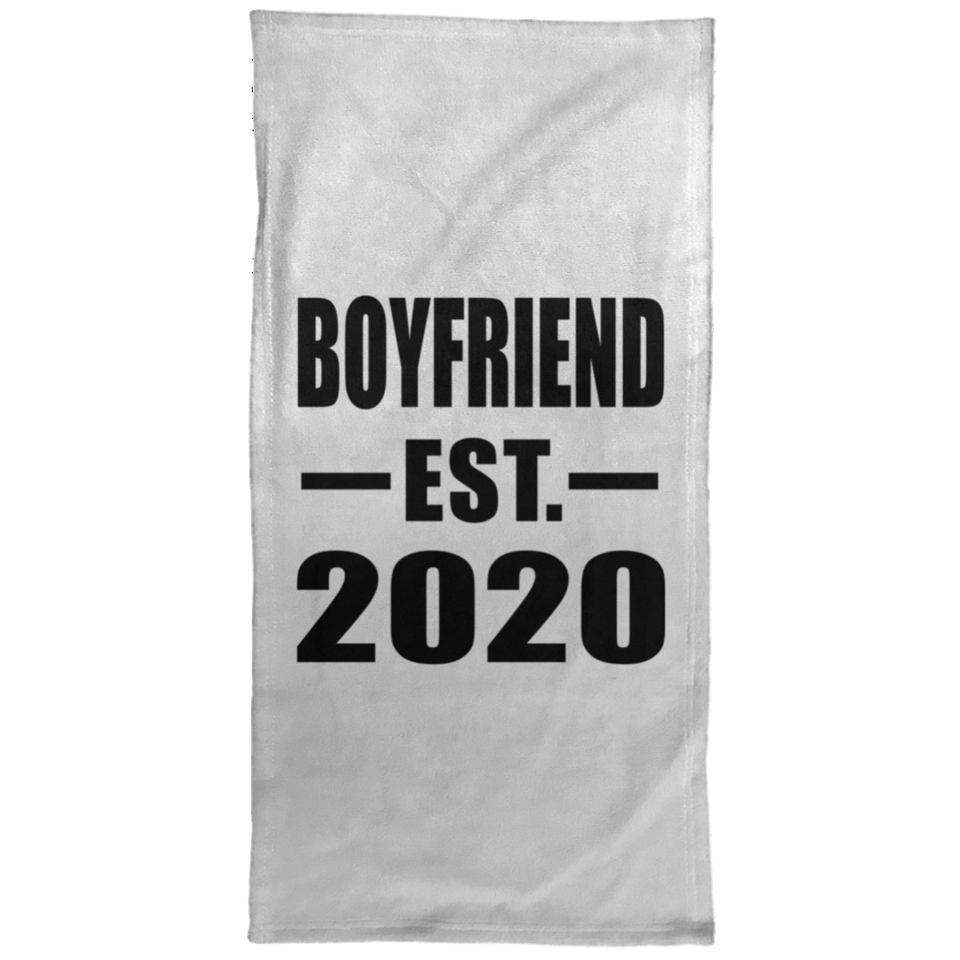 Boyfriend Established EST. 2020 - Hand Towel