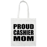 Proud Cashier Mom - Tote Bag White