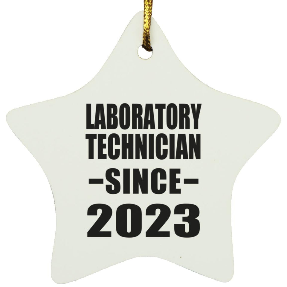 Laboratory Technician Since 2023 - Star Ornament