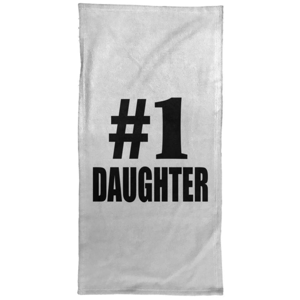 Number One #1 Daughter - Hand Towel