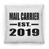 Mail Carrier Established EST. 2019 - Throw Pillow