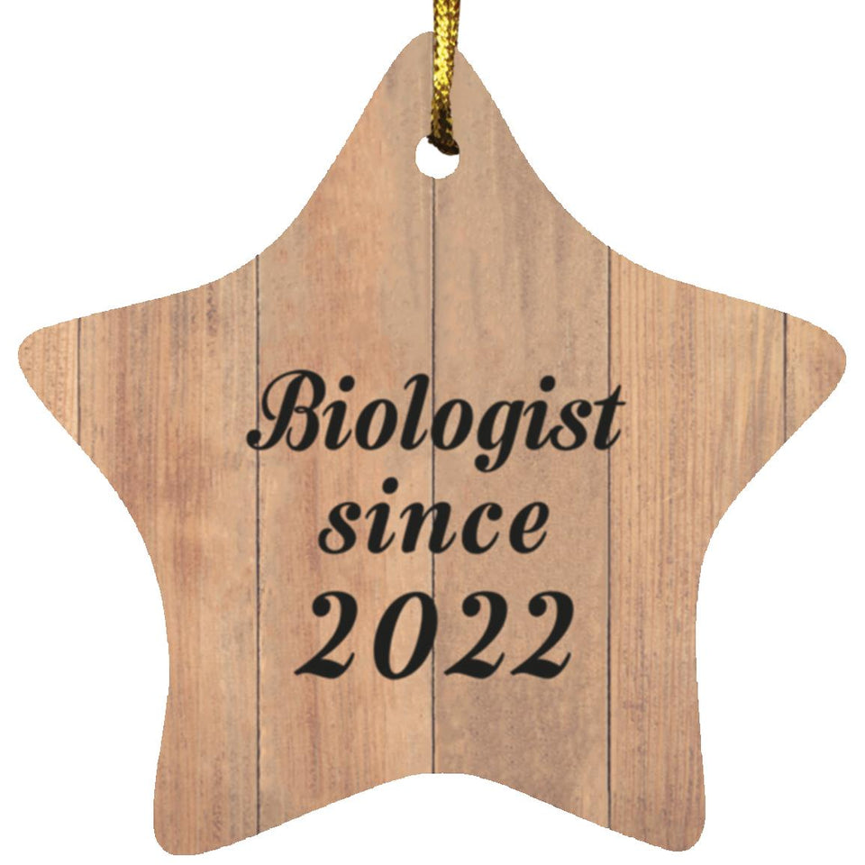Biologist Since 2022 - Star Ornament C