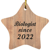Biologist Since 2022 - Star Ornament C