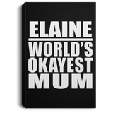 Elaine World's Okayest Mum - Canvas Portrait