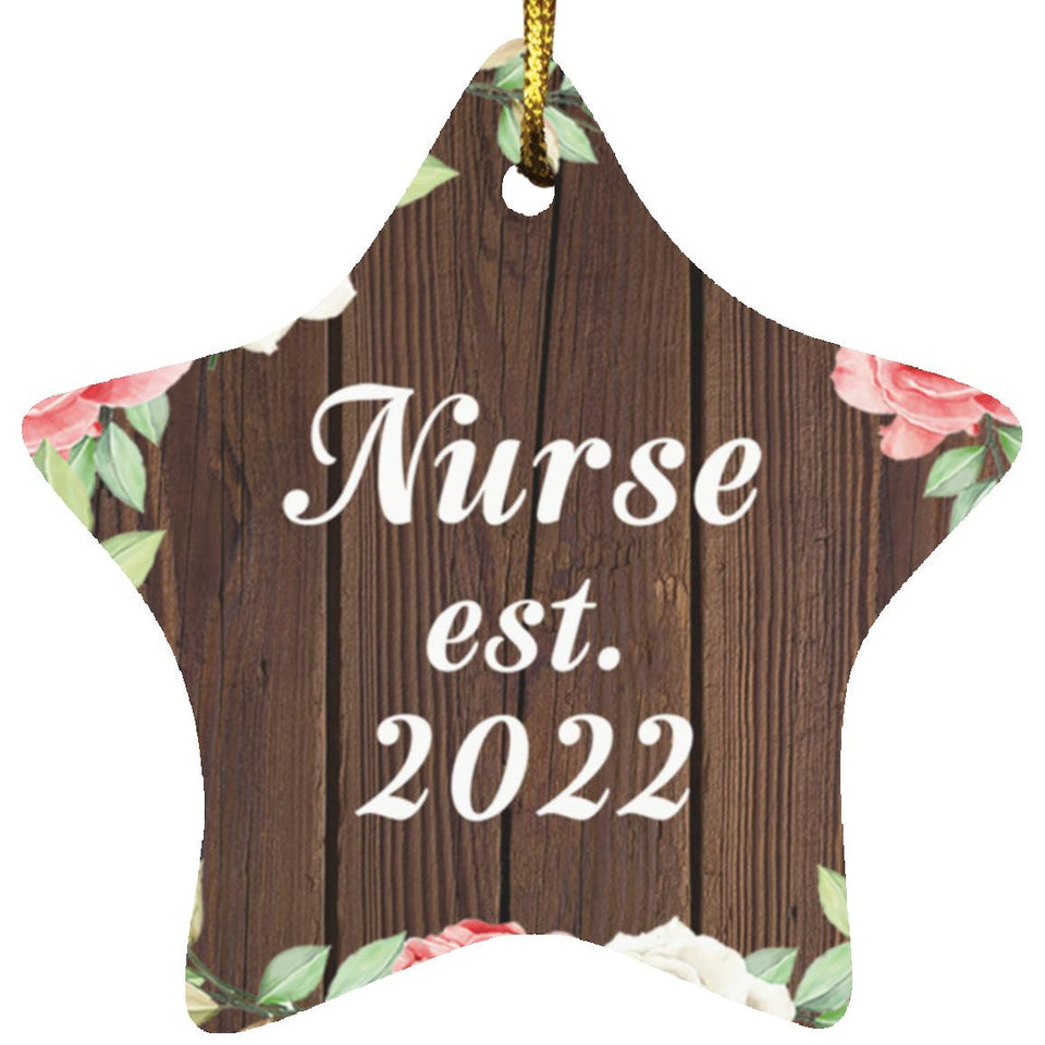 Nurse Established Est. 2022 - Star Ornament A