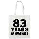83rd Anniversary 83 Years - Tote Bag White