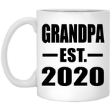 Grandpa Established EST. 2020 - 11oz Coffee Mug