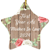 First Year As Mother In Law 2024 - Star Ornament B