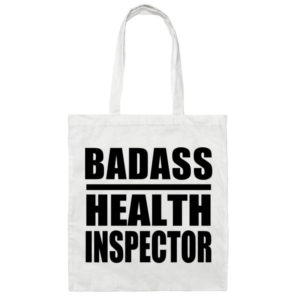 Badass Health Inspector - Tote Bag White