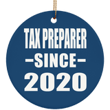 Tax Preparer Since 2020 - Circle Ornament