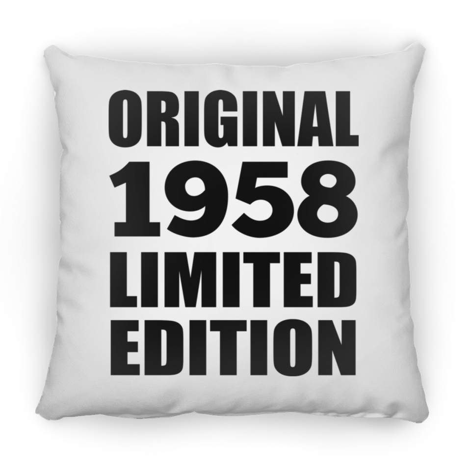 66th Birthday Original 1958 Limited Edition - Throw Pillow