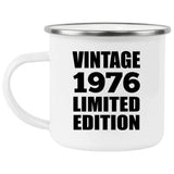 48th Birthday Vintage 1976 Limited Edition - 12oz Camping Mug