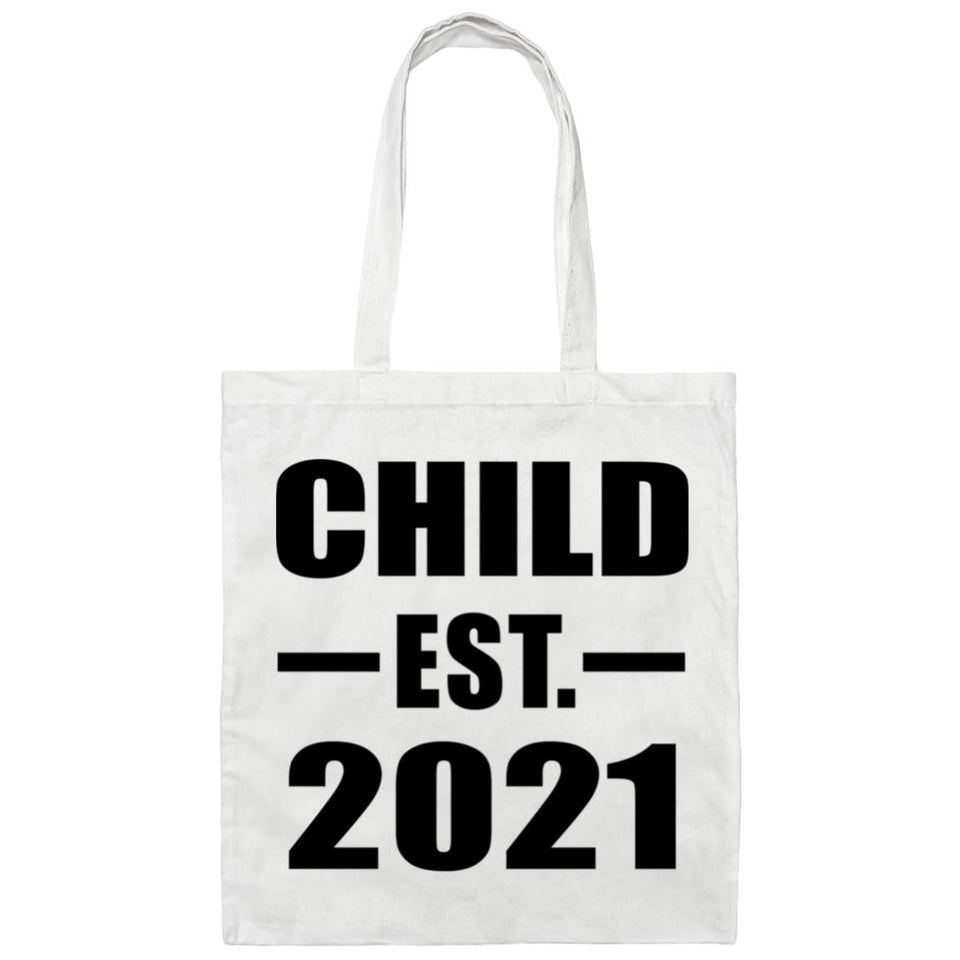 Child Established EST. 2021 - Tote Bag White