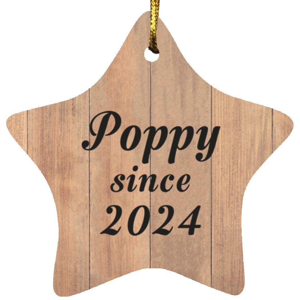 Poppy Since 2024 - Star Ornament C