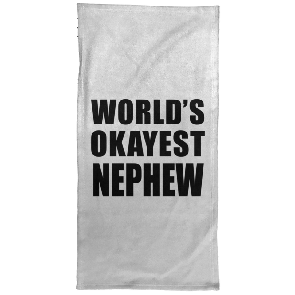 World's Okayest Nephew - Hand Towel