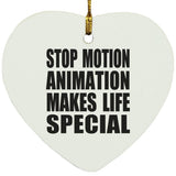 Stop Motion Animation Makes Life Special - Heart Ornament
