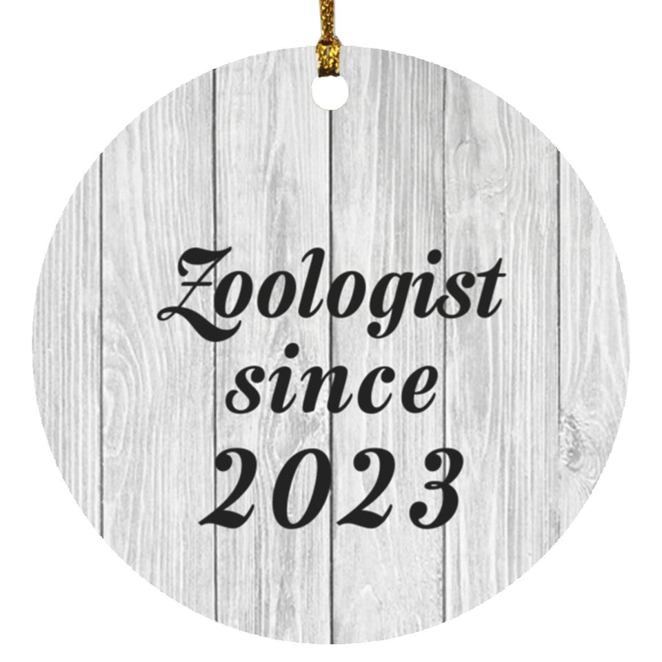 Zoologist Since 2023 - Circle Ornament F
