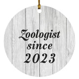 Zoologist Since 2023 - Circle Ornament F
