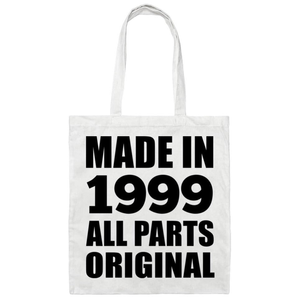 25th Birthday Made in 1999 All Parts Original - Tote Bag White