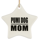 Pumi Dog Mom - Star Ornament
