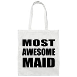 Most Awesome Maid - Tote Bag White