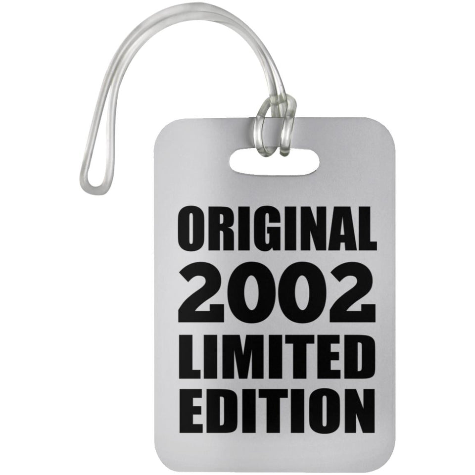 22nd Birthday Original 2002 Limited Edition - Luggage Bag Tag