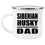 Siberian Husky Dad - 12oz Camping Mug
