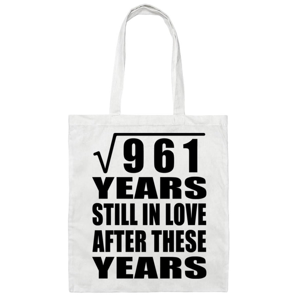 31st Anniversary Square Root of 961 Years Still In Love - Tote Bag White