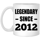 12th Birthday Legendary Since 2012 - 11oz Coffee Mug
