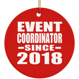 Event Coordinator Since 2018 - Circle Ornament