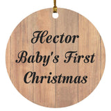 Hector Baby's First Christmas - Circle Ornament C