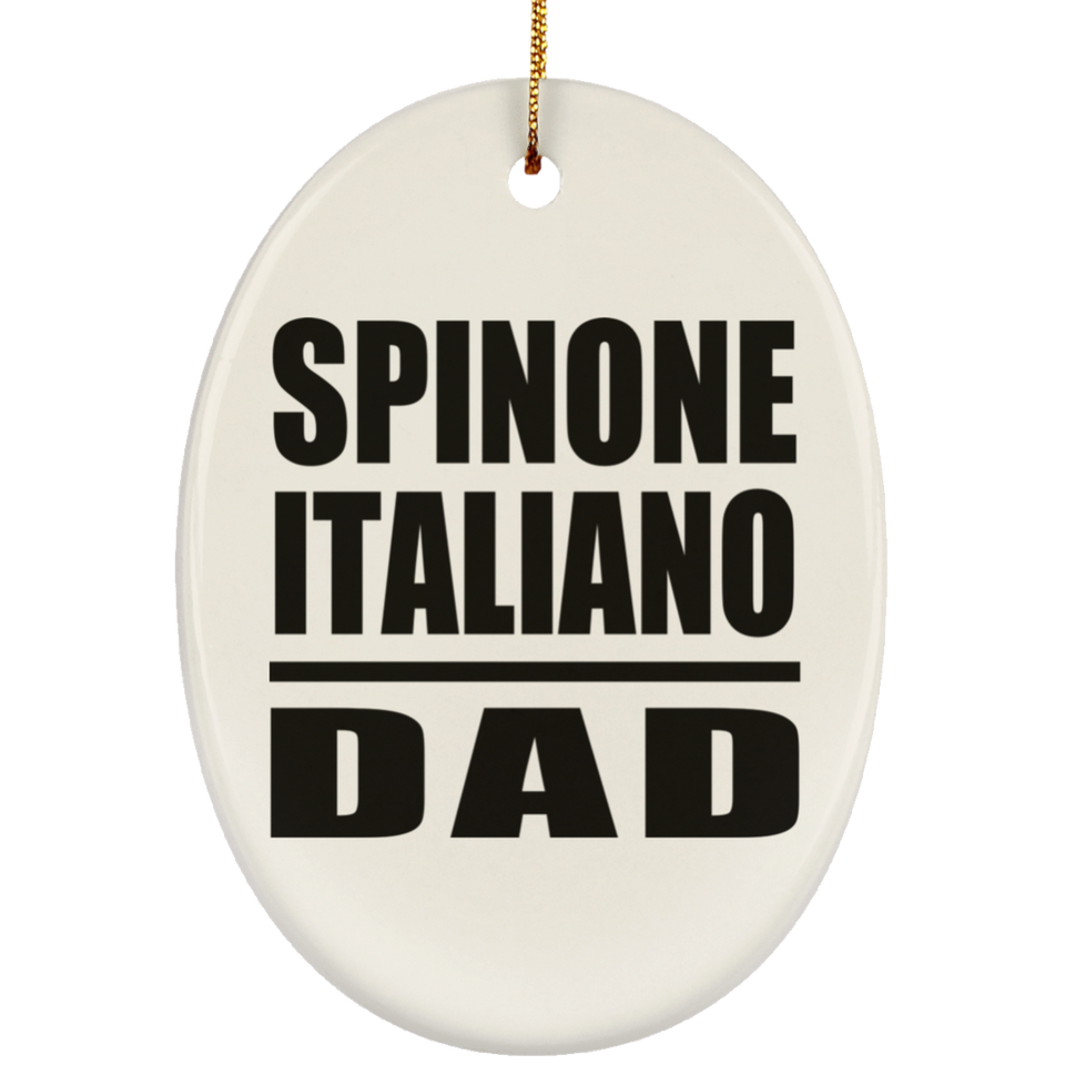 Spinone Italiano Dad - Oval Ornament