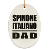 Spinone Italiano Dad - Oval Ornament