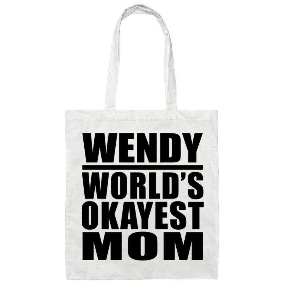 Wendy World's Okayest Mom - Tote Bag White