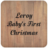 Leroy Baby's First Christmas - Drink Coaster C