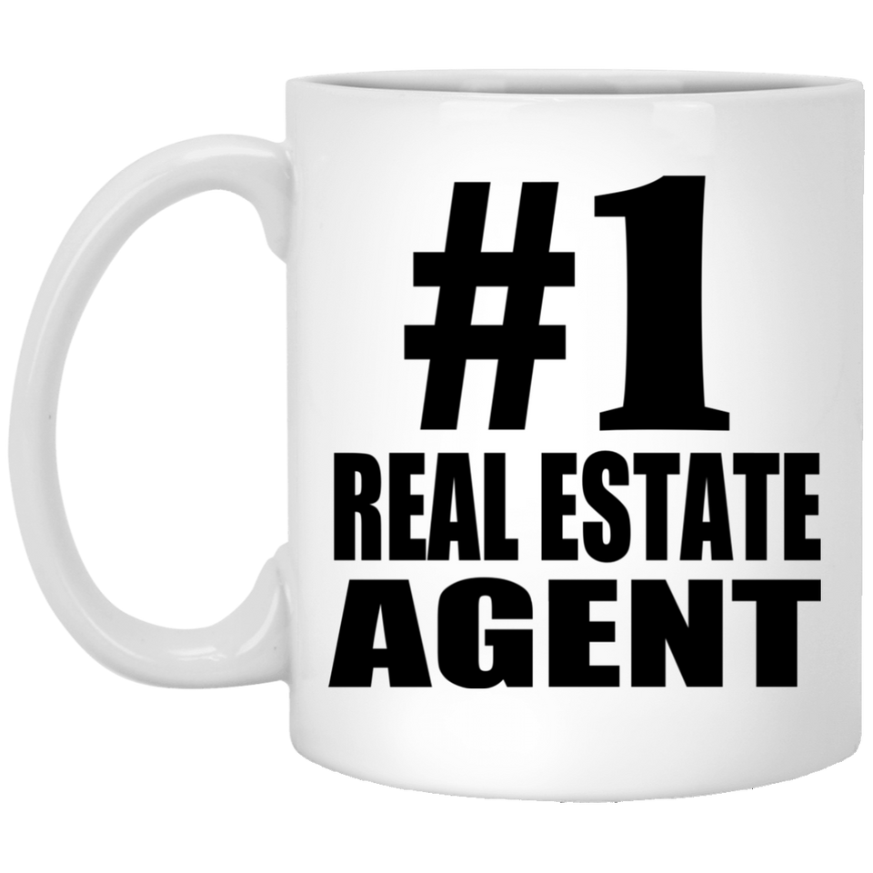 Number One #1 Real Estate Agent - 11 Oz Coffee Mug