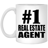 Number One #1 Real Estate Agent - 11 Oz Coffee Mug