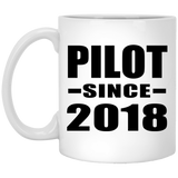 Pilot Since 2018 - 11 Oz Coffee Mug