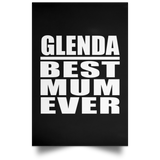 Glenda Best Mum Ever - Poster Portrait