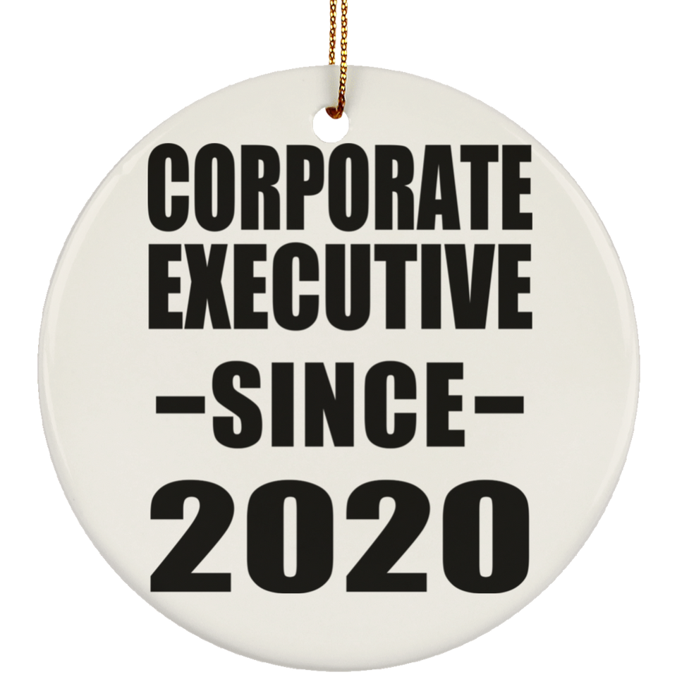 Corporate Executive Since 2020 - Circle Ornament