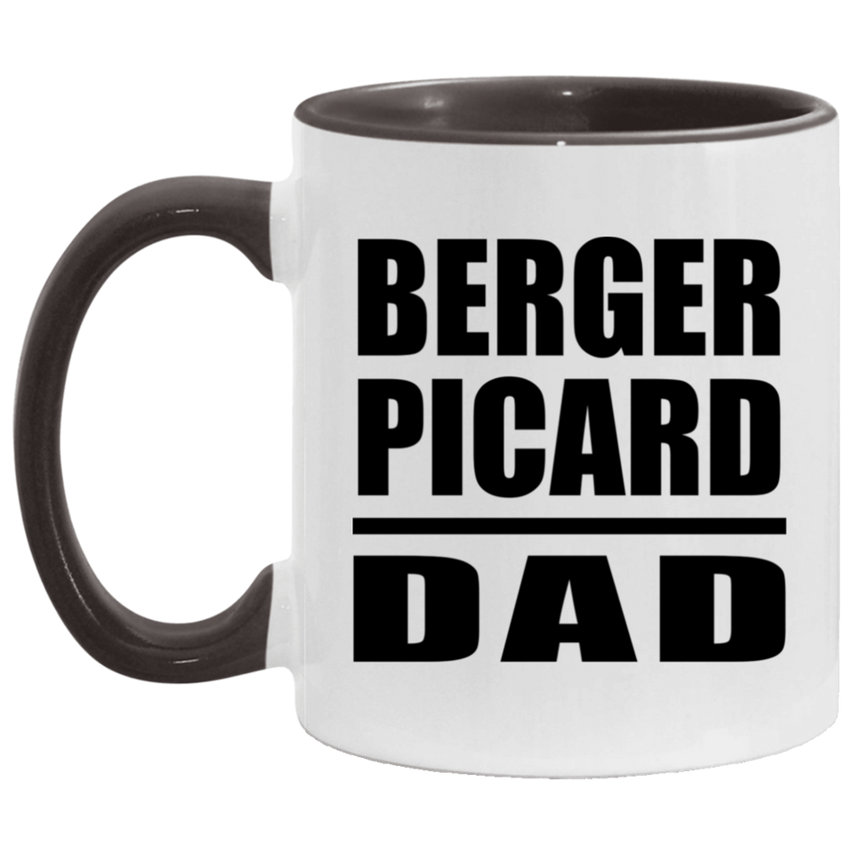 Berger Picard Dad - 11oz Accent Mug Black