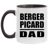 Berger Picard Dad - 11oz Accent Mug Black