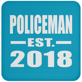 Policeman Established EST. 2018 - Drink Coaster