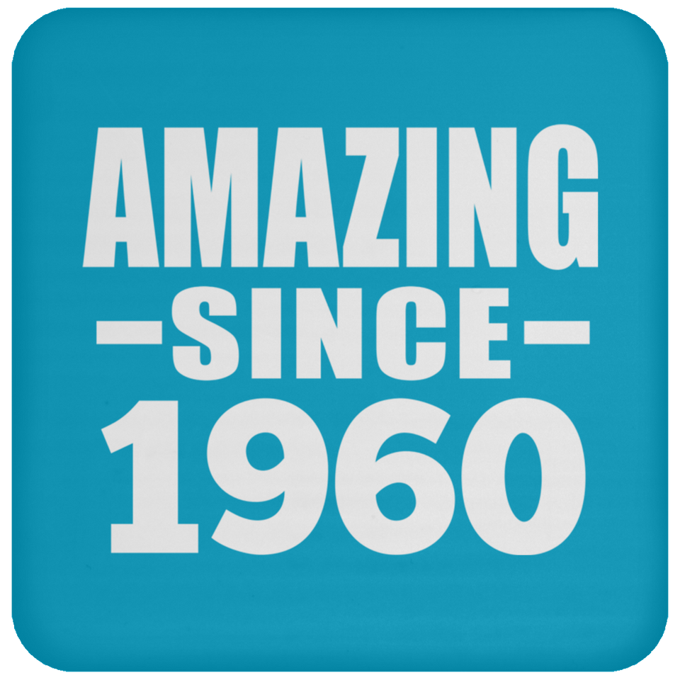 64th Birthday Amazing Since 1960 - Drink Coaster