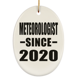 Meteorologist Since 2020 - Oval Ornament